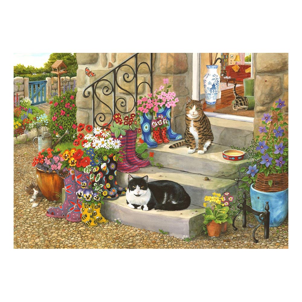 HOP - House of Puzzles XXL Teile - Der gestiefelte Kater 500 Teile Puzzle House-Of-Puzzles-HP0364 von HOP - House of Puzzles