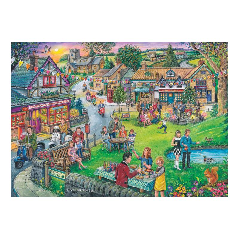 HOP - House of Puzzles XXL Teile - Dorfplatz in den Sechzigern 250 Teile Puzzle House-Of-Puzzles-HP0743 HOP - House of Puzzles XXL Teile - Dorfplatz in den Sechzigern 250 Teile Puzzle House-Of-Puzzles-HP0743 von HOP - House of Puzzles