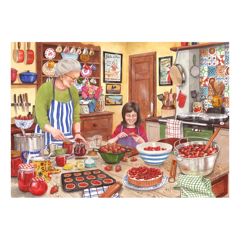 HOP - House of Puzzles XXL Teile - Erdbeermarmelade 250 Teile Puzzle House-Of-Puzzles-HP0579 von HOP - House of Puzzles
