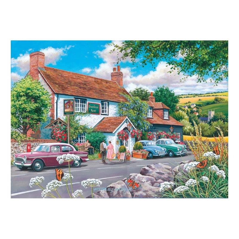HOP - House of Puzzles XXL Teile - Travellers Rest 500 Teile Puzzle House-Of-Puzzles-HP0367 von HOP - House of Puzzles