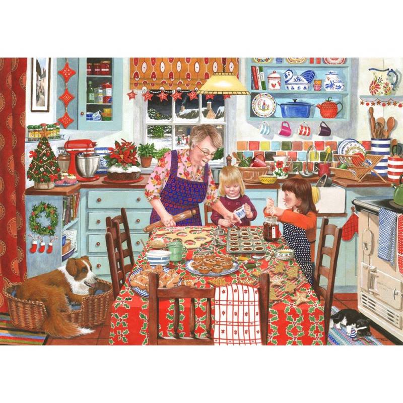 HOP - House of Puzzles XXL Teile - Festliche Leckereien 500 Teile Puzzle House-Of-Puzzles-HP0554 von HOP - House of Puzzles