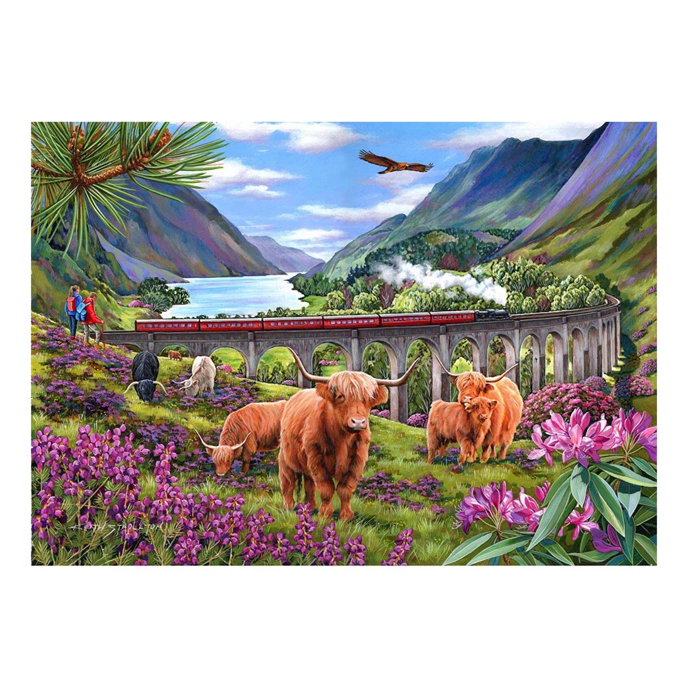 HOP - House of Puzzles XXL Teile - Glenfinnan Damen 500 Teile Puzzle House-Of-Puzzles-HP0646 HOP - House of Puzzles XXL Teile - Glenfinnan Damen 500 Teile Puzzle House-Of-Puzzles-HP0646 von HOP - House of Puzzles