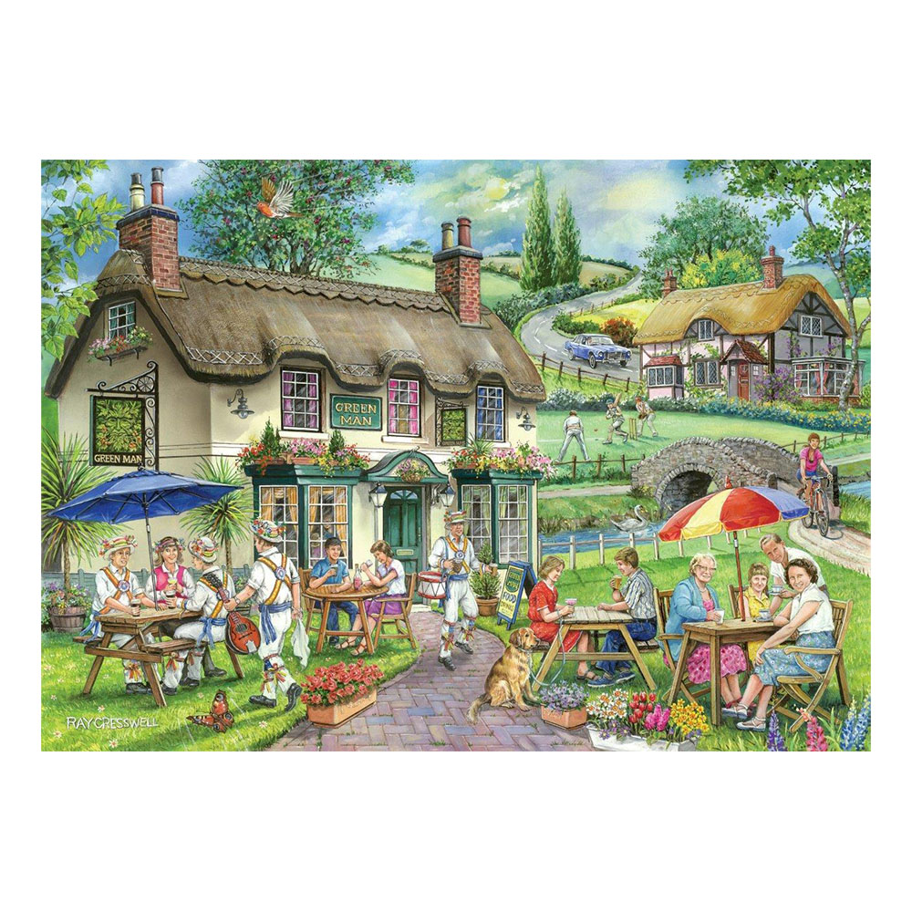 HOP - House of Puzzles XXL Teile - Green Man 500 Teile Puzzle House-Of-Puzzles-HP0397 von HOP - House of Puzzles