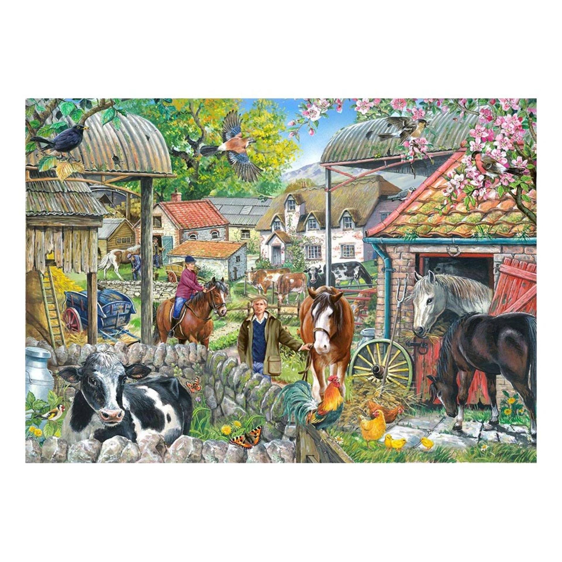 HOP - House of Puzzles XXL Teile - Horseshoe Farm 250 Teile Puzzle House-Of-Puzzles-HP0575 von HOP - House of Puzzles
