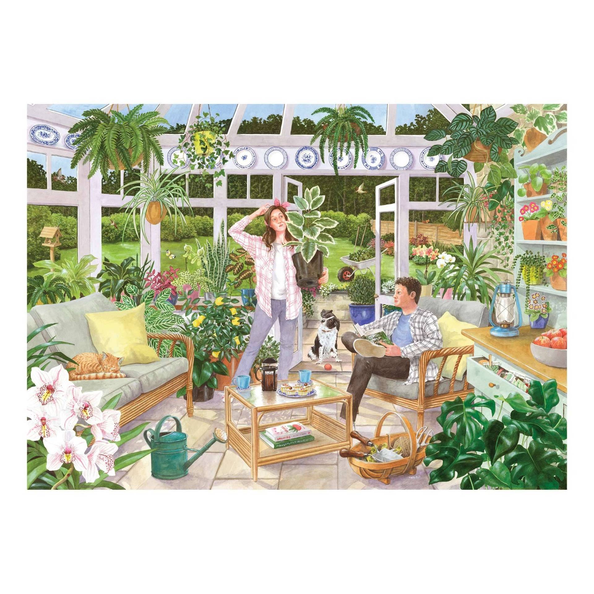 HOP - House of Puzzles XXL Teile - House Plant Heaven 500 Teile Puzzle House-of-Puzzles-HP0784 von HOP - House of Puzzles