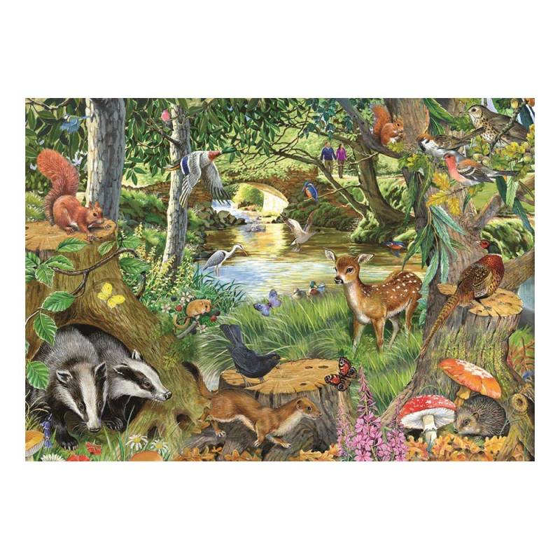 HOP - House of Puzzles XXL Teile - Lichtung Am Flussufer 500 Teile Puzzle House-Of-Puzzles-HP0558 von HOP - House of Puzzles