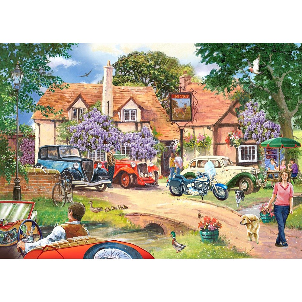 HOP - House of Puzzles XXL Teile - Mittagessen im Pub 250 Teile Puzzle House-Of-Puzzles-HP0522 von HOP - House of Puzzles