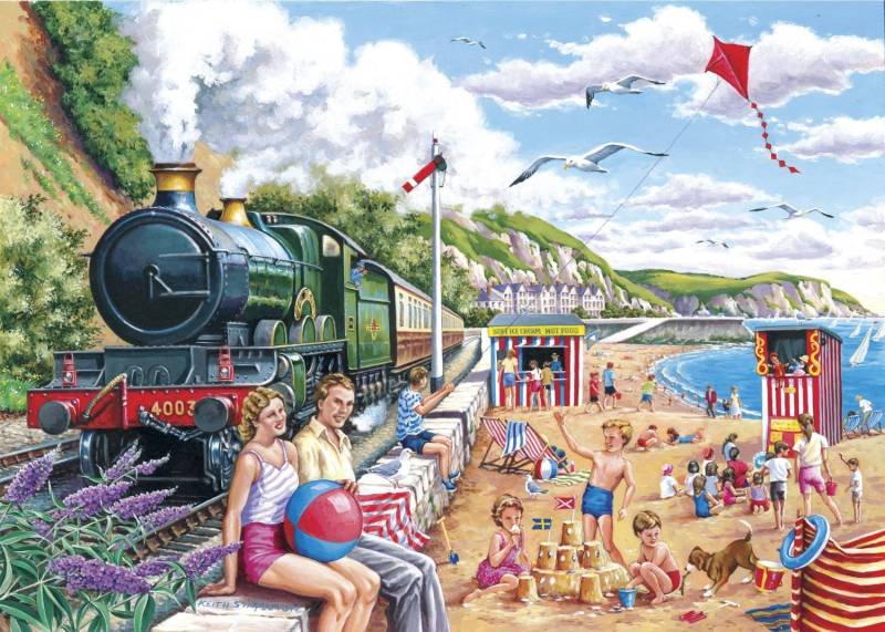 HOP - House of Puzzles XXL Teile - Am Meer 250 Teile Puzzle House-Of-Puzzles-HP0255 von HOP - House of Puzzles