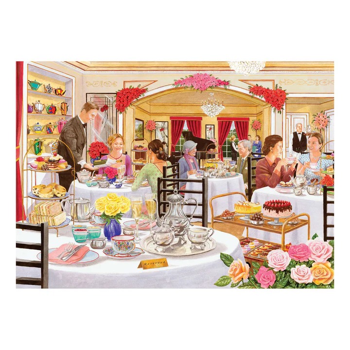 HOP - House of Puzzles XXL Teile - The Rose Tearooms 500 Teile Puzzle House-Of-Puzzles-HP0820 von HOP - House of Puzzles