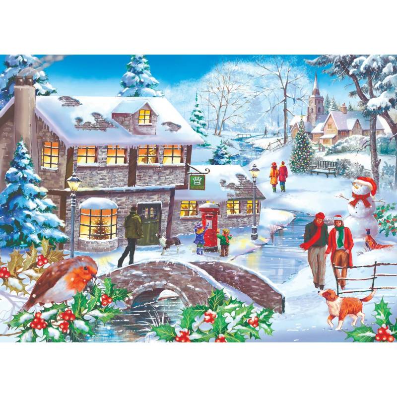 HOP - House of Puzzles XXL Teile - Winter Walk 500 Teile Puzzle House-of-Puzzles-HP0759 von HOP - House of Puzzles