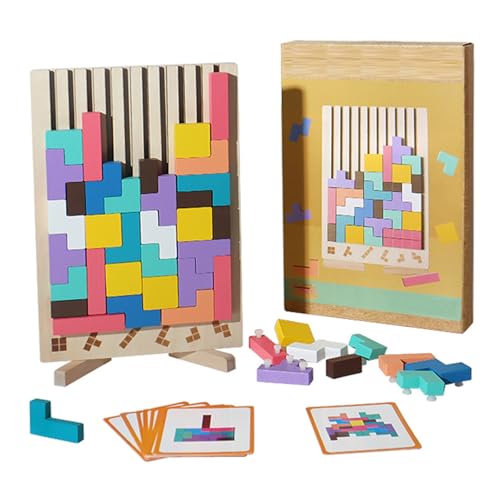 HOPASRISEE Montessori Holz Tetris - Lern- und Spaß Spielzeug, Mivoza Holz Stapelspiel Tetris, Koalaknirpse Tetrises, Montessori Spielzeug Baby, Verbessern Sie Die Praktischen FäHigkeiten Von Kindern HOPASRISEE Montessori Holz Tetris - Lern- und Spaß Spielzeug, Mivoza Holz Stapelspiel Tetris, Koalaknirpse Tetrises, Montessori Spielzeug Baby, Verbessern Sie Die Praktischen FäHigkeiten Von Kindern von HOPASRISEE