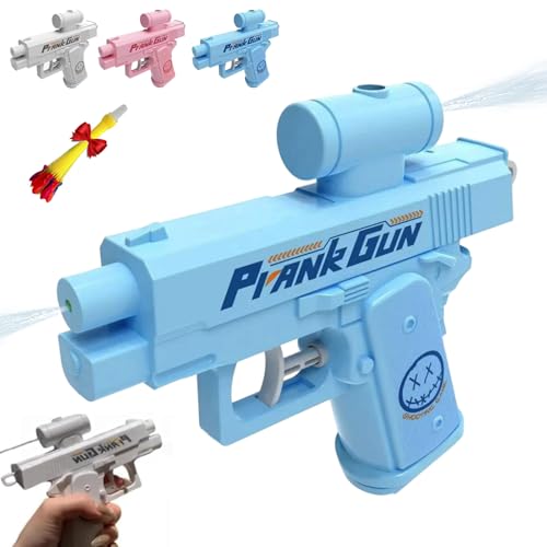 Prank Water Gun, Pranks Two-Way Water Guns, Streich-Wasserpistole, Zwei-Wege Kreativer Wassersprinkler, Lustige Wasserpistole für Erwachsene und Kinder (Blau) von HOPASRISEE