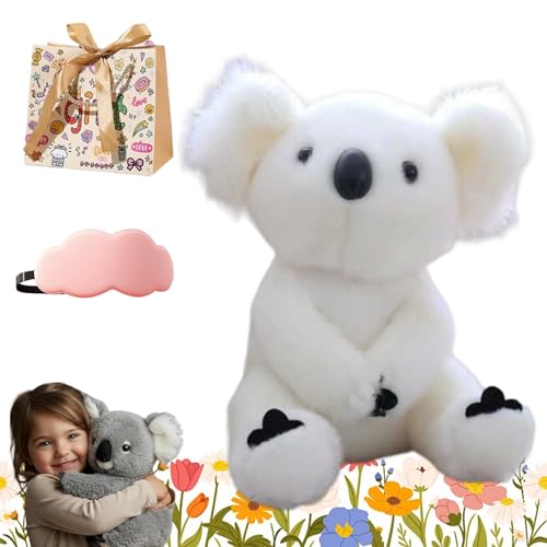 The Koaly – Emotional Healing on Demand, The Koaly Ai Plush, Weicher Koala Plüschtier Spielzeug, Imitiert Die Natürlichen Bewegungen Eines Echten Koalas, Cozy Snuggles for All Ages (1PC,A-White) von HOPASRISEE