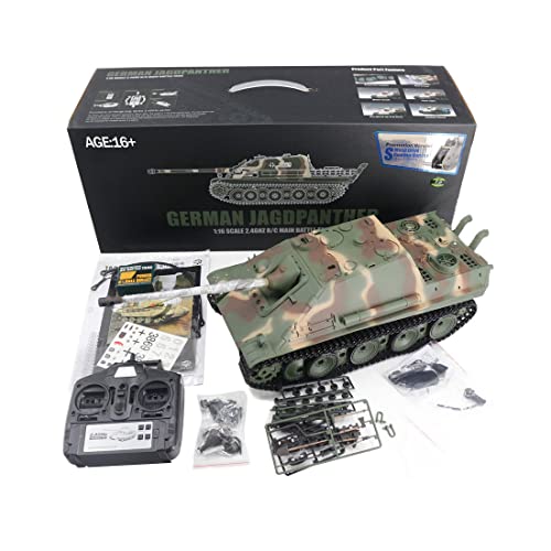 HOPBLOCK 1/16 2.4G Deutscher Jagdpanther Kampfpanzer Modellbau Militär Panzer, mit Raucheffekten, Panzer Spielzeug Modellbausatz für Erwachsene HOPBLOCK 1/16 2.4G Deutscher Jagdpanther Kampfpanzer Modellbau Militär Panzer, mit Raucheffekten, Panzer Spielzeug Modellbausatz für Erwachsene von HOPBLOCK