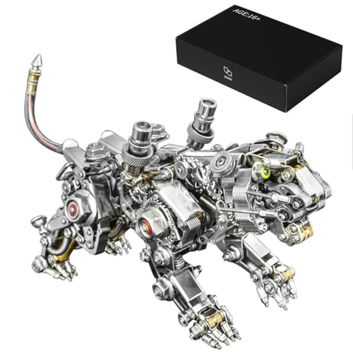 HOPBLOCK 3D Metall Puzzle Tiger für Erwachsene, 650 Teile DIY Steampunk Metall Modellbausatz, Desktop Spielzeug Geschenke HOPBLOCK 3D Metall Puzzle Tiger für Erwachsene, 650 Teile DIY Steampunk Metall Modellbausatz, Desktop Spielzeug Geschenke von HOPBLOCK