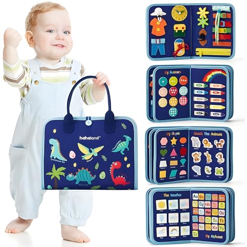 HOPEYHFM Montessori Spielzeug ab 1 2 3 4 Jahr Junge Mädchen,Busy Board Weichem Filz Frühe Bildung,Quiet Book,Activity Board Kleinkinder Lernspielzeug,Motorikspielzeug für Reise Auto Flugzeug (Stil 2) HOPEYHFM Montessori Spielzeug ab 1 2 3 4 Jahr Junge Mädchen,Busy Board Weichem Filz Frühe Bildung,Quiet Book,Activity Board Kleinkinder Lernspielzeug,Motorikspielzeug für Reise Auto Flugzeug (Stil 2) von HOPEYHFM