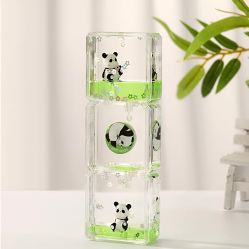 Hopeyhfm Flüssige Bewegung,Tropfen Sanduhr, Öl Flüssige Sanduhr Liquid Timer, Intellektuelles Dekompression Sensorikspielzeug, für Schreibtisch, Kinder, Jungen & Mädchen (Stil 2) von HOPEYHFM