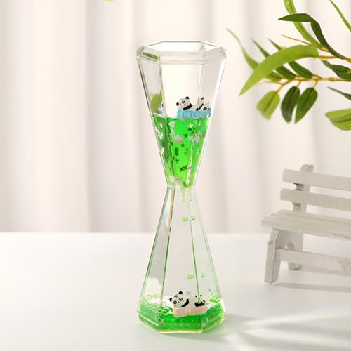 Hopeyhfm Flüssige Bewegung,Tropfen Sanduhr, Öl Flüssige Sanduhr Liquid Timer, Intellektuelles Dekompression Sensorikspielzeug, für Schreibtisch, Kinder, Jungen & Mädchen (Stil 5) von HOPEYHFM