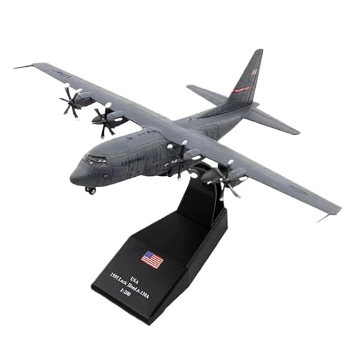HOPEYS aereo 1/200 for C-130 Hercules Transportflugzeug Modellflugzeug Druckguss Militärflugzeug Desktop-Dekoration Miniatur-Souvenirs von HOPEYS