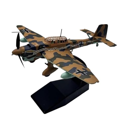 HOPEYS aereo 1/72 for Junkers Stuka JU-87 Bomber Modell Metall Kämpfer Militär Modell Druckguss Flugzeug Modell Geschenk Miniatur-Souvenirs von HOPEYS