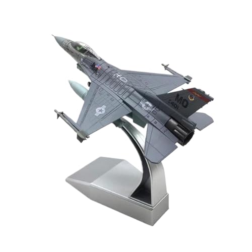 HOPEYS aereo 1:100 for F-16C Air Force Fighter Jet Modell Militärflugzeug Modell fertige Flugzeugsammlung Geschenk Miniaturhandwerk von HOPEYS
