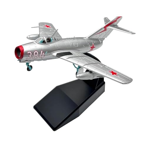 HOPEYS aereo 1:72 for russische MIG-15-Kampfflugzeugmodelle, Druckguss-Modellflugzeuge, Metallflugzeuge, fertige Flugzeugkollektion artigianato miniatura (Color : Red) von HOPEYS