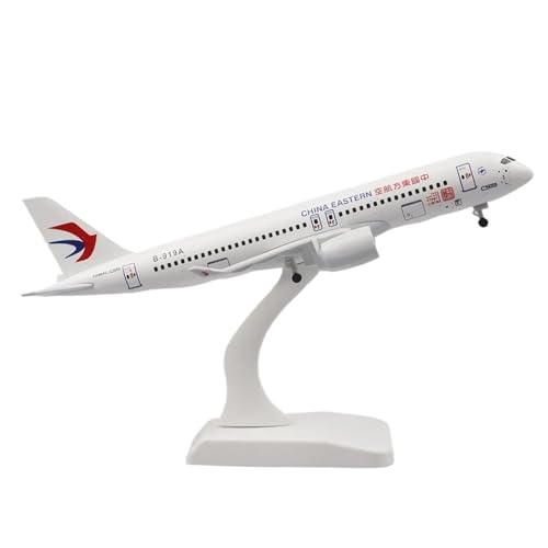 HOPEYS aereo for China C919 Airbus Single Plane Alloy Aircraft Scale Flugzeugmodell Fertige Flugzeugsammlung artigianato miniatura (Color : White) von HOPEYS