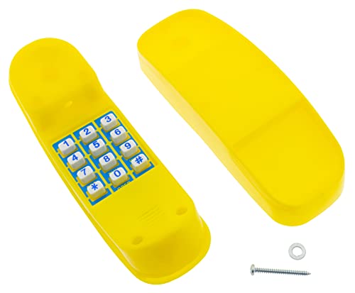 HOQ Telefon Gelb für Spielturm Schaukel Spielgerät Hochbett Spielzeugtelefon Outdoor HOQ Telefon Gelb für Spielturm Schaukel Spielgerät Hochbett Spielzeugtelefon Outdoor von HOQ