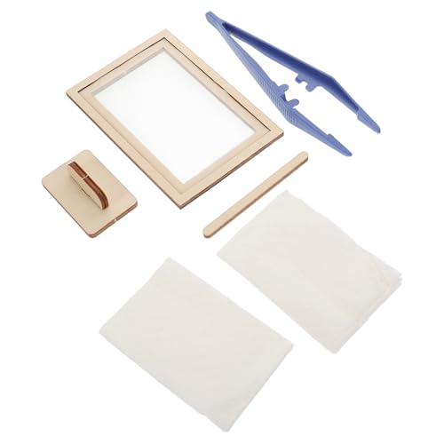 HORIALENCE 1 Sätze Antike Papierherstellung Produktionskit für Papierherstellung Bastelset für DIY-Papierset Siebbausatz für die Papierherstellung DIY -Handwerkskits Plastik HORIALENCE 1 Sätze Antike Papierherstellung Produktionskit für Papierherstellung Bastelset für DIY-Papierset Siebbausatz für die Papierherstellung DIY -Handwerkskits Plastik von HORIALENCE