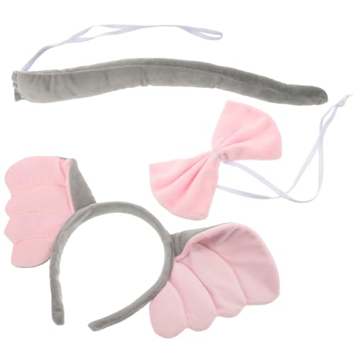HORIALENCE 1 Satz Kopfschmuck Set mit Ohr Haarband und Fliege Lustige Tierkostüm Zubehör für Karneval Halloween und Geburtstagsfeiern Niedliches Cosplay Accessoire für Frauen und Mädchen HORIALENCE 1 Satz Kopfschmuck Set mit Ohr Haarband und Fliege Lustige Tierkostüm Zubehör für Karneval Halloween und Geburtstagsfeiern Niedliches Cosplay Accessoire für Frauen und Mädchen von HORIALENCE