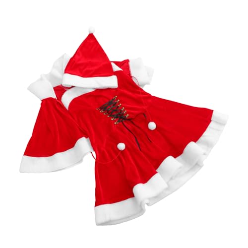 HORIALENCE 1 Set Weihnachtskostüm Mit Schalkleid: Umhang Und Mütze Der – Cosplay-outfit Für Jahr – Kostüm Für Die HORIALENCE 1 Set Weihnachtskostüm Mit Schalkleid: Umhang Und Mütze Der – Cosplay-outfit Für Jahr – Kostüm Für Die von HORIALENCE
