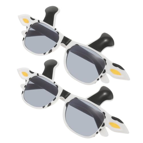 HORIALENCE 2 Stück Lustige Kuhbrille für Partys Tierische Sonnenbrillen für Erwachsene Requisiten Geburtstagsfeier Zubehör Kuhdesign HORIALENCE 2 Stück Lustige Kuhbrille für Partys Tierische Sonnenbrillen für Erwachsene Requisiten Geburtstagsfeier Zubehör Kuhdesign von HORIALENCE