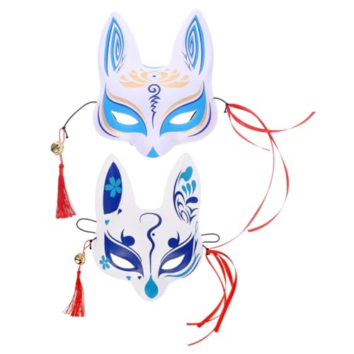 HORIALENCE 2 Stück -fuchs-maske Fuchs Maskerade Maske Fuchsmaske Für Frauen Japanische Fuchsmaske Maske Im Japanischen Stil Halloween-fuchsmaske Pvc HORIALENCE 2 Stück -fuchs-maske Fuchs Maskerade Maske Fuchsmaske Für Frauen Japanische Fuchsmaske Maske Im Japanischen Stil Halloween-fuchsmaske Pvc von HORIALENCE