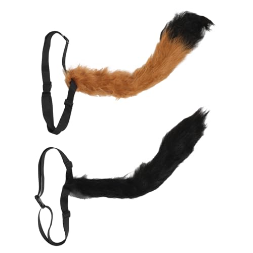 HORIALENCE 2Stücke Fuchs Cosplay Fuchsschwanz Plüsch Tierkostüm Requisiten für Karneval Partys Strapazierfähigem Material für Erwachsene HORIALENCE 2Stücke Fuchs Cosplay Fuchsschwanz Plüsch Tierkostüm Requisiten für Karneval Partys Strapazierfähigem Material für Erwachsene von HORIALENCE