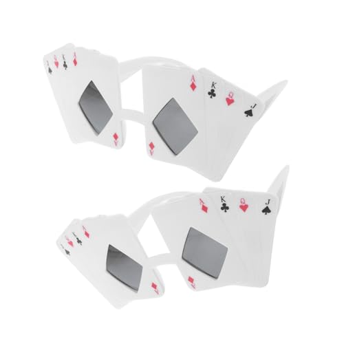 HORIALENCE 2stücke Poker-themen-sonnenbrillen Lustige Partybrillen Für Erwachsene Plastik Sonnenbrillen Mit Spielkarten-muster Foto-requisiten Für Feiern Und Kostümpartys HORIALENCE 2stücke Poker-themen-sonnenbrillen Lustige Partybrillen Für Erwachsene Plastik Sonnenbrillen Mit Spielkarten-muster Foto-requisiten Für Feiern Und Kostümpartys von HORIALENCE