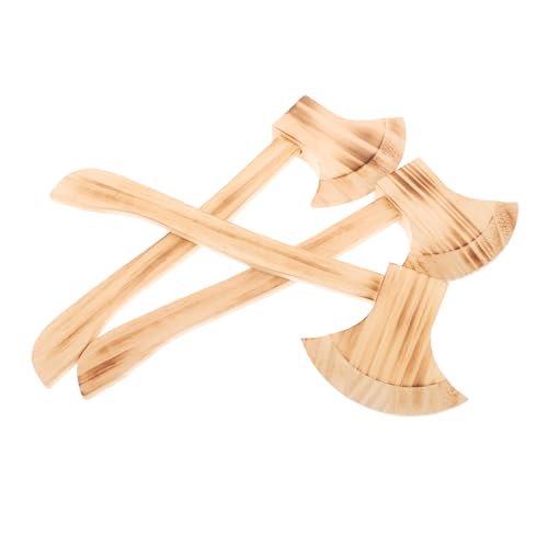 HORIALENCE 3Stücke Gefälschte Holzäxte Halloween Requisiten für Cosplay Bühnenaufführungen Realistisches Dekoration für Halloween Partys Spukhäuser HORIALENCE 3Stücke Gefälschte Holzäxte Halloween Requisiten für Cosplay Bühnenaufführungen Realistisches Dekoration für Halloween Partys Spukhäuser von HORIALENCE