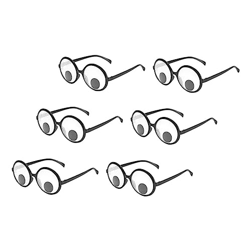 HORIALENCE 6Stücke Lustige Bewegliche Augapfelbrillen Kreative Partybrille für Witzige Foto Requisiten für Feiern Hochzeiten Besondere Anlässe Perfektes HORIALENCE 6Stücke Lustige Bewegliche Augapfelbrillen Kreative Partybrille für Witzige Foto Requisiten für Feiern Hochzeiten Besondere Anlässe Perfektes von HORIALENCE