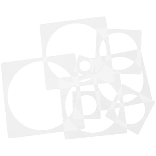 HORIALENCE 8 Stück Kreisförmige Hohlschablonen Zum Selbermachen Zeichenschablonen Aus Kunststoff Kreisvorlagen Wiederverwendbare Malschablonen Schablonen Für Scrapbooking Wandschablonen HORIALENCE 8 Stück Kreisförmige Hohlschablonen Zum Selbermachen Zeichenschablonen Aus Kunststoff Kreisvorlagen Wiederverwendbare Malschablonen Schablonen Für Scrapbooking Wandschablonen von HORIALENCE