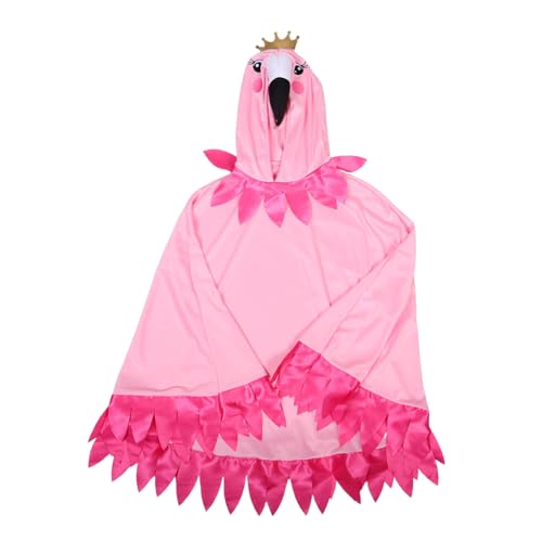 HORIALENCE Flamingo -leistungskostüm Karnevalsumhang Halloween-umhang Mit Kapuze Flamingo Kostüm Für Erwachsene Halloween Umhang Unisex-halloween-umhang Flamingo -kostümzubehör Rosig Tuch HORIALENCE Flamingo -leistungskostüm Karnevalsumhang Halloween-umhang Mit Kapuze Flamingo Kostüm Für Erwachsene Halloween Umhang Unisex-halloween-umhang Flamingo -kostümzubehör Rosig Tuch von HORIALENCE