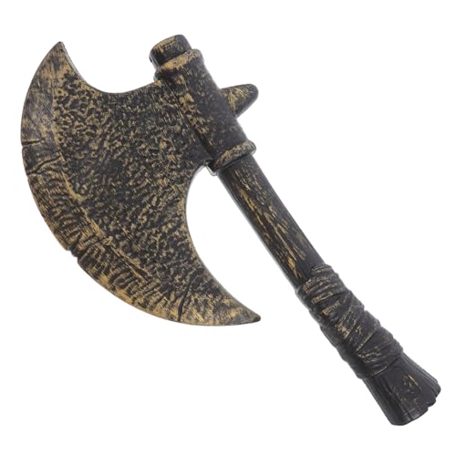 HORIALENCE Gangster Requisiten Axe Hacken Performance-kostüm-Requisiten Cosplay Requisite Realistische Realistik Beil Werfen Kostümzubehör Requisitenbeil Plastik Dunkelbraun HORIALENCE Gangster Requisiten Axe Hacken Performance-kostüm-Requisiten Cosplay Requisite Realistische Realistik Beil Werfen Kostümzubehör Requisitenbeil Plastik Dunkelbraun von HORIALENCE