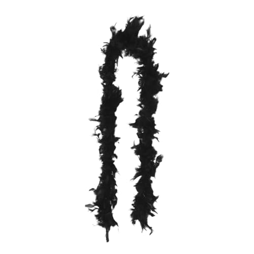HORIALENCE Halloween- Kostümfedern Dekorationsfedern Halloween wirft Dekorative Schwarzfedern Party Dekoration Federn Karneval kostüm zubehör DIY Handwerk Nähen Hühnerfeder Black von HORIALENCE