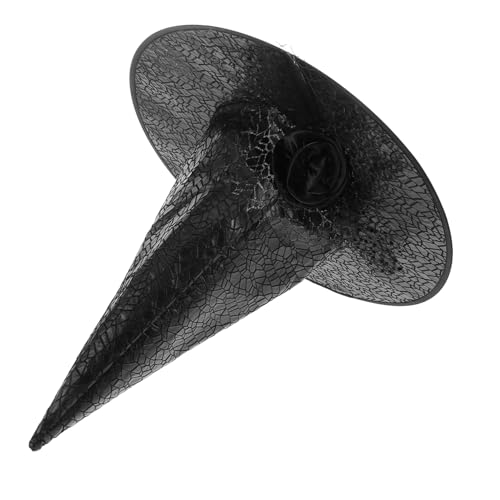 HORIALENCE Hexen Hut mit Schleier Stilvolles Cosplay Accessoire für Halloween Feiern Kostümpartys Eleganter Damen Hut Strapazierfähigem HORIALENCE Hexen Hut mit Schleier Stilvolles Cosplay Accessoire für Halloween Feiern Kostümpartys Eleganter Damen Hut Strapazierfähigem von HORIALENCE