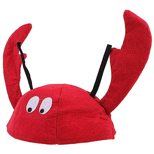 HORIALENCE Hummer Hut Kostümzubehör für Halloween Party Novelty Hut Roter Hummerhut für Sommerstrandpartys Bühnenshows Bequemes Sicheres Accessoire für Freunde HORIALENCE Hummer Hut Kostümzubehör für Halloween Party Novelty Hut Roter Hummerhut für Sommerstrandpartys Bühnenshows Bequemes Sicheres Accessoire für Freunde von HORIALENCE