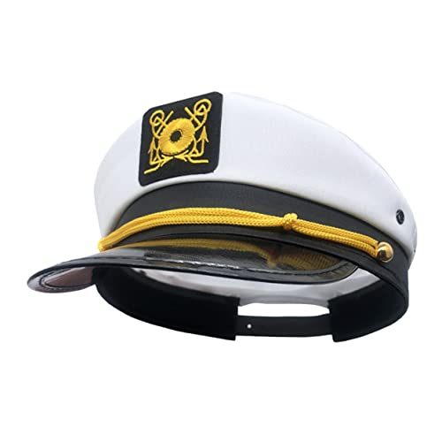 HORIALENCE Kapitänsmütze Matrosenhut Unisex Baumwolle für Karneval Halloween Cosplay und Partys HORIALENCE Kapitänsmütze Matrosenhut Unisex Baumwolle für Karneval Halloween Cosplay und Partys von HORIALENCE