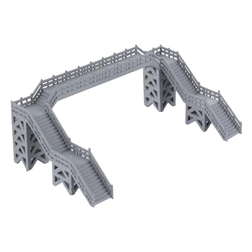 HORIALENCE Mini Fußgängerbrücke Modell Landschaftsdekoration und DIY Sandtisch Zubehör für Modelleisenbahnen HORIALENCE Mini Fußgängerbrücke Modell Landschaftsdekoration und DIY Sandtisch Zubehör für Modelleisenbahnen von HORIALENCE