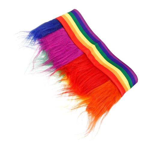 HORIALENCE Regenbogen Perückenhut für Karneval Festivals Farbenfrohes Kostüm Zubehör Sicheres Stirnband für Lgbtq Accessoire Party Hut für Fröhliche Anlässe HORIALENCE Regenbogen Perückenhut für Karneval Festivals Farbenfrohes Kostüm Zubehör Sicheres Stirnband für Lgbtq Accessoire Party Hut für Fröhliche Anlässe von HORIALENCE