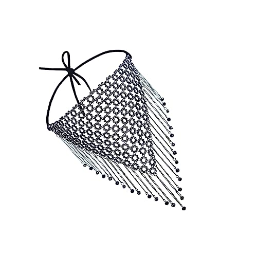 HORIALENCE Rhinestone Quasten Gesichtskette für Maskerade und Halloween Gesichtsmaske Zubehör für Cosplay Partys und Besondere Anlässe Leicht und Komfortabel Verleiht Deinem Look Perfekten HORIALENCE Rhinestone Quasten Gesichtskette für Maskerade und Halloween Gesichtsmaske Zubehör für Cosplay Partys und Besondere Anlässe Leicht und Komfortabel Verleiht Deinem Look Perfekten von HORIALENCE