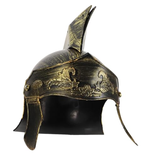 HORIALENCE Römischer Kriegerhelm Feinem Kunsthandwerk Antikes Kostüm Accessoire für Cosplay und Mottopartys für Halloween und Karneval von HORIALENCE