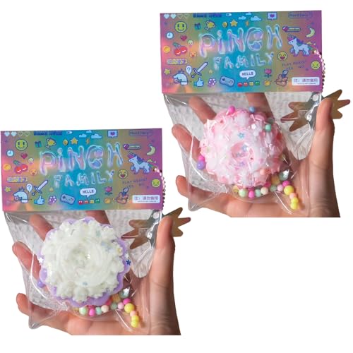 2 Stücke Süße Taba Squishy Pfote Squishy XXL Anti Stress Katzenpfoten Squishy Toy Cat Paw Squishy Taba Squishy XXL Squishy Pfote XXL Fufu Squishy Squishy Toy Für Kinder und Erwachsene (Mehrfarbig) von HORREX