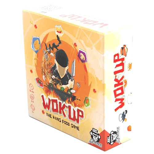 Hot Macacos 316001 Wok-Up, schnelles Kartenspiel, ab 7 Jahren, Gesellschaftsspiel für 2-6 Spieler Hot Macacos 316001 Wok-Up, schnelles Kartenspiel, ab 7 Jahren, Gesellschaftsspiel für 2-6 Spieler von HOT MACACOS